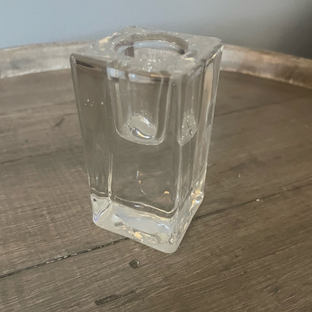 Unlisted Gray Geometric Candle Holder Dining Essential
